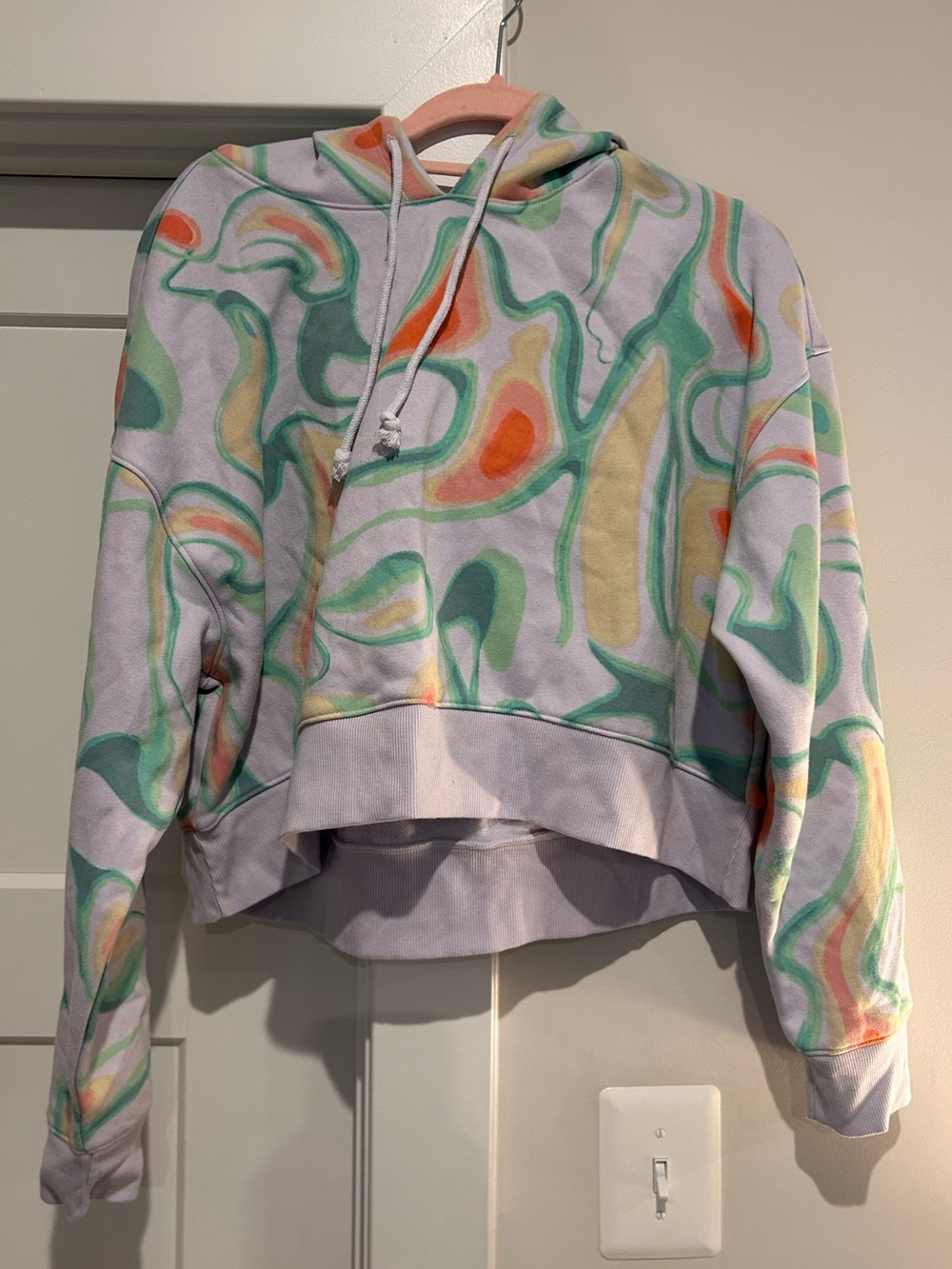 wild fable Lavender Multicolor Swirl Hoodie
